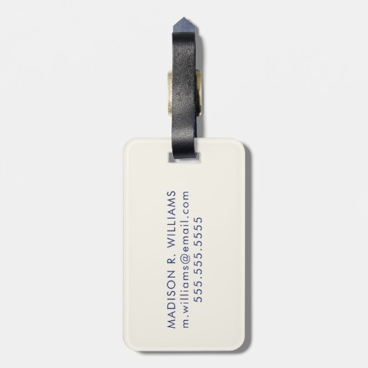 風景青タコ ラゲッジタグ (裏面縦)