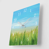 風景465 スクエア壁時計 (傾斜)