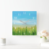 風景465 スクエア壁時計 (ホーム)