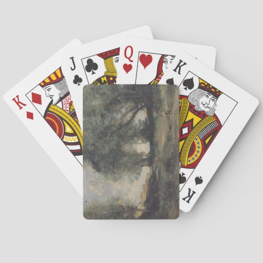 風景（カミーユ・コロー別） トランプ (裏面)