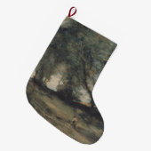 風景（カミーユ・コロー別） ラージクリスマスストッキング (正面 (吊り時))