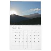 風景 カレンダー (2月 2026)