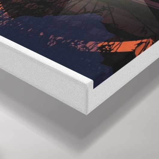 風景 キャンバスプリント (コーナー (底面))