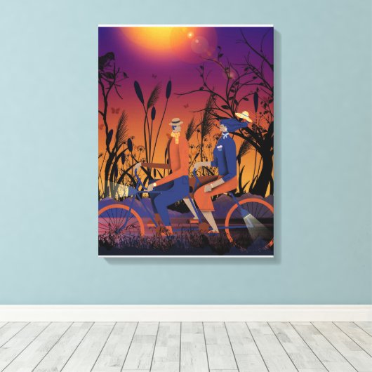 風景 キャンバスプリント (インサイチュ (ウッドフロア))