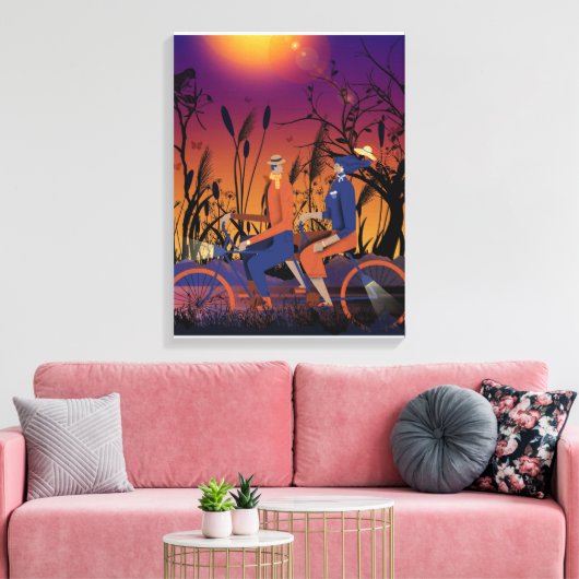 風景 キャンバスプリント (インサイチュ (リビング))