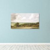 風景:サフォークで次のシーン(サマーラン) キャンバスプリント (インサイチュ (ウッドフロア))