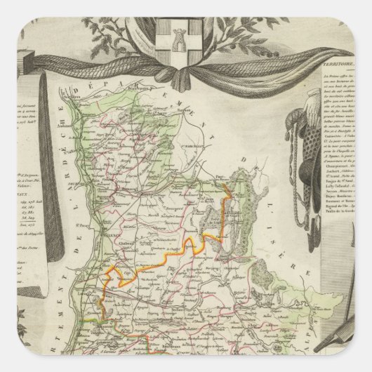 風景 スクエアシール (正面)