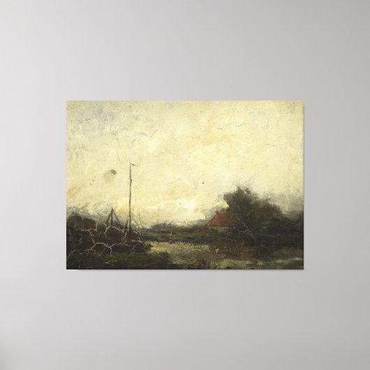 風景、フランHelfferich, 1890 - 1920 キャンバスプリント (正面)