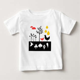 風景 ベビーTシャツ