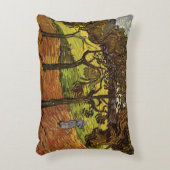 風景、木と姿by Vincent vanゴッホ アクセントクッション (正面(垂直))
