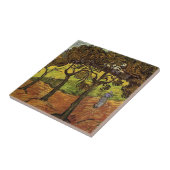 風景、木と姿by Vincent vanゴッホ タイル (側面)