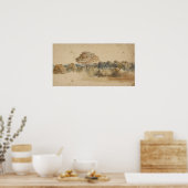 風景、約1640、アンソニー・ヴァン・ダイク ポスター (キッチン)