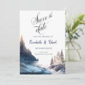 風景、自然、フォレスト日付の保存 セーブザデート (スタンド正面)