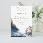 風景,自然,森の披露宴   招待状 (スタンド正面)