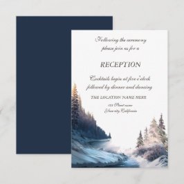 風景,自然,森の披露宴 招待状