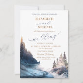 風景、自然、森の結婚式招待状 招待状 (正面)