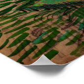 風景、Bridge Across Oise by Vincent vanゴッホ ポスター (角)