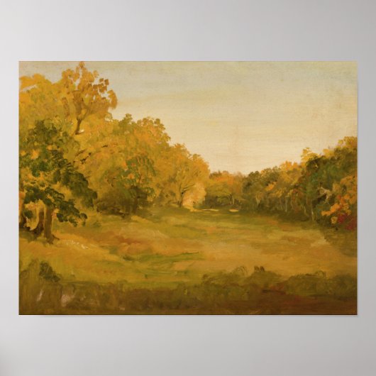 風景 – Thomas Cole Hudson River School ポスター (正面)