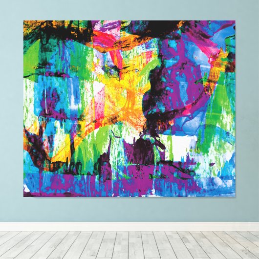 風景IV. キャンバスプリント (インサイチュ (ウッドフロア))