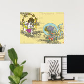 風来。風雷 ポスター (ホームオフィス)