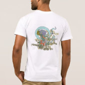 風来。風雷 Tシャツ (裏面)