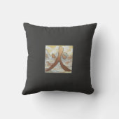 風水の要素の火災標識の東洋のデザイン クッション (裏面)