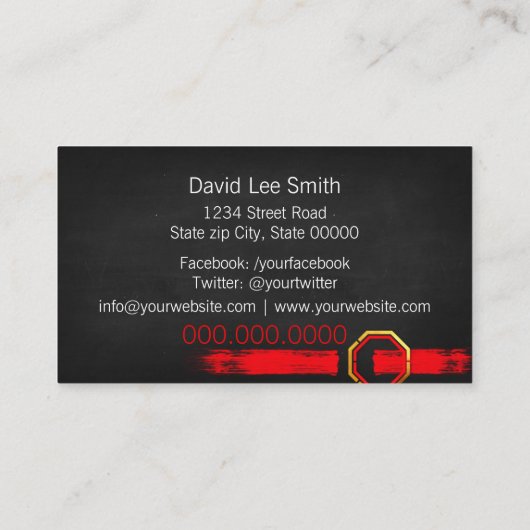 風水コンサルティング 名刺 (裏面)