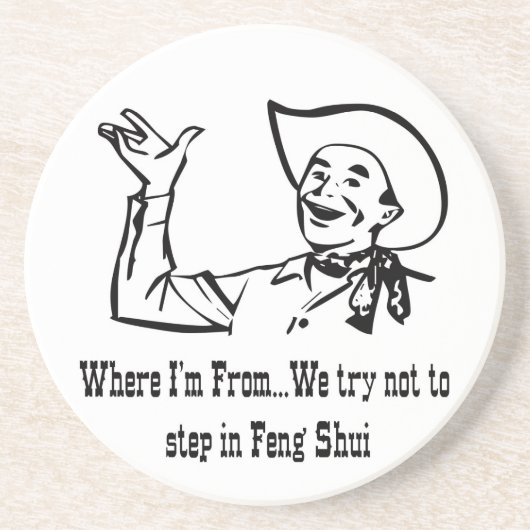 風水コースタユーモアのあるー コースター (正面)