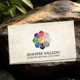 風水バグアパクアロータス花びら 名刺