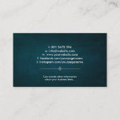 風水バグア/パクアとラッキー竹 名刺 (裏面)