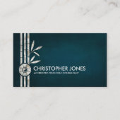 風水バグア/パクアとラッキー竹 名刺 (正面)