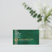 風水バグア/パクアとラッキー竹 名刺 (スタンド正面)