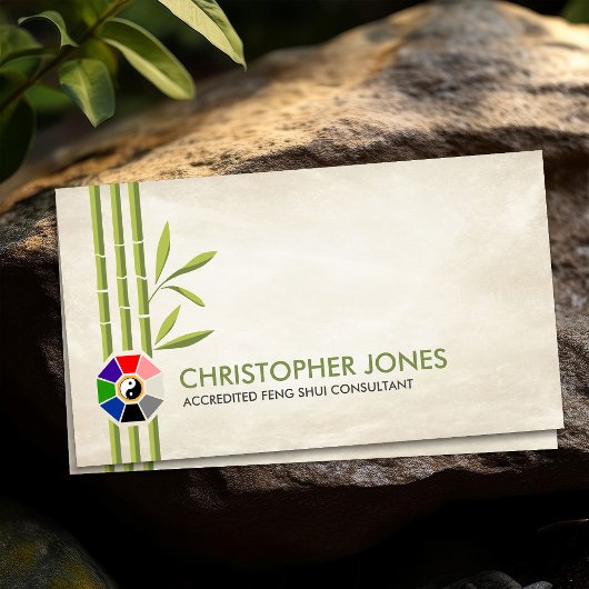 風水バグア/パクアとラッキー竹 名刺