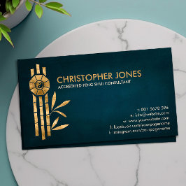 風水バグア/パクアとラッキー竹 名刺