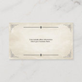 風水バグア/パクアとラッキー竹 名刺 (裏面)