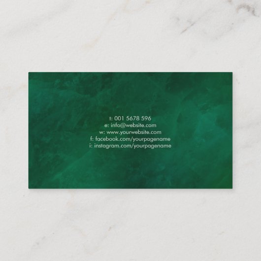 風水バグア/パクアロータスマンダラ 名刺 (裏面)