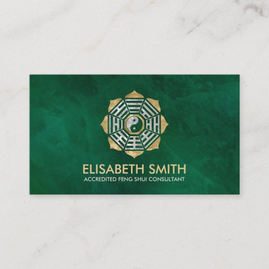 風水バグア/パクアロータスマンダラ 名刺 (正面)