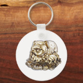 風水ピグ キーホルダー (正面)