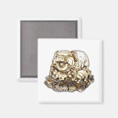 風水ピグ マグネット (正面/裏面)