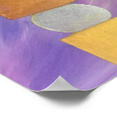 風水三色五要素パゴダ ポスター (角)