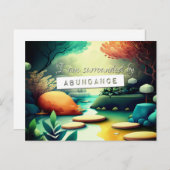 風水引力豊かな肯定の法則 ポストカード (正面/裏面)