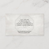 風水書道記号ラッキーバンブー 名刺 (裏面)