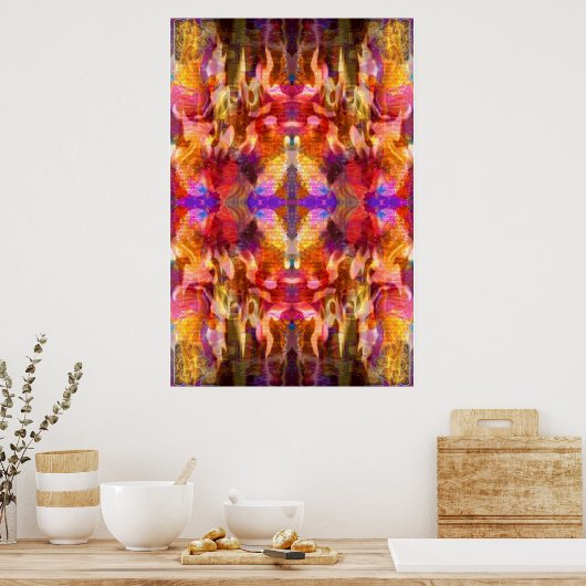 風水豊かな馬バイデプライズ ポスター (キッチン)