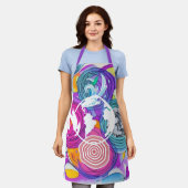 風水 エプロン (着用した状態)