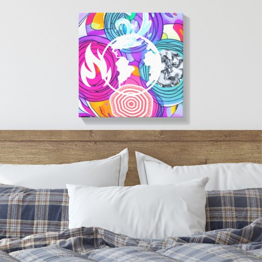 風水 キャンバスプリント (インサイチュ (寝室))