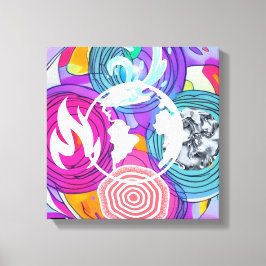 風水 キャンバスプリント