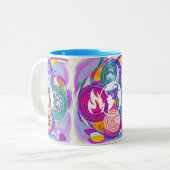 風水 ツートーンマグカップ (正面左)