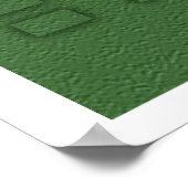 風水：バグアの画像：山の風景 ポスター (角)