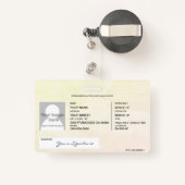 風水 バッジ (裏面リトラクタブル付き)