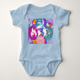 風水 ベビーボディスーツ